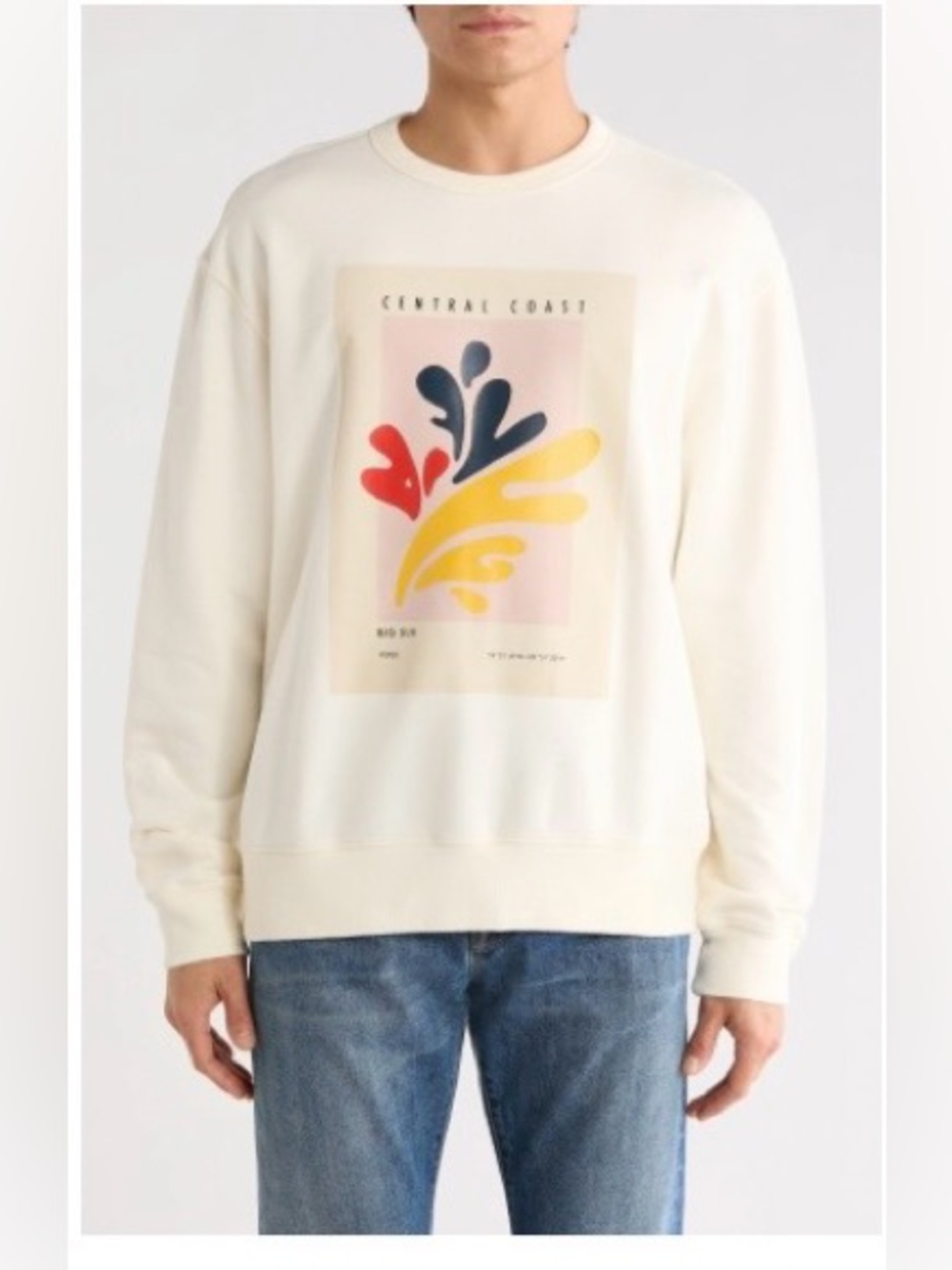 AG Arc Relaxed Crew Neck Sweatshirt